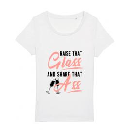 Tricou petrecerea burlacitelor stanley stella raise that ass alb