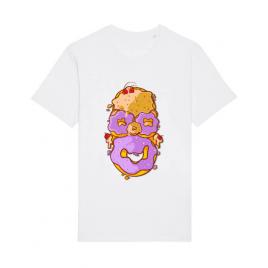 Tricou stanley stella barbat homer donut alb