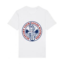 Tricou stanley stella barbat support your local hookers alb