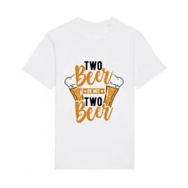 Tricou stanley stella barbat two beer alb
