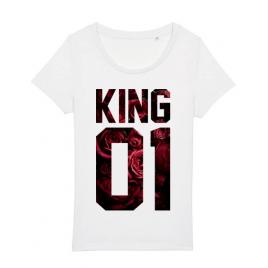 Tricou stanley stella dama flower king alb