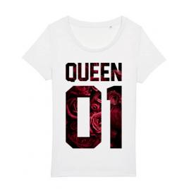 Tricou stanley stella dama flower queen alb