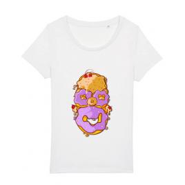 Tricou stanley stella dama homer donut alb