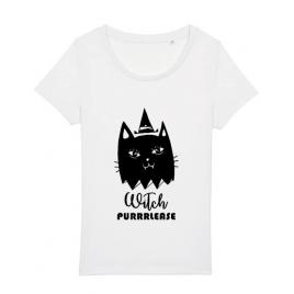 Tricou stanley stella dama witch purrrlease alb