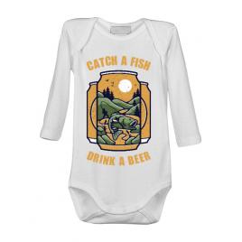 Baby body catch a fish alb