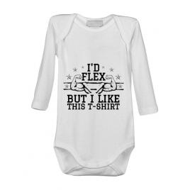 Baby body i like this tshirt alb