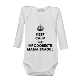 Baby body impodobeste mama bradul alb