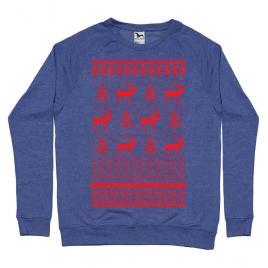 Bluza adler barbat reindeers albastru melanj
