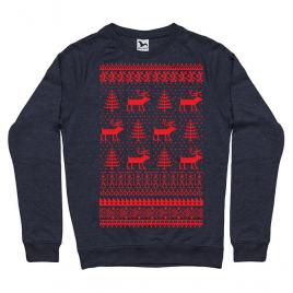 Bluza adler barbat reindeers denim inchis