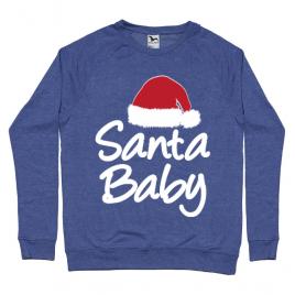 Bluza adler barbat santa baby albastru melanj
