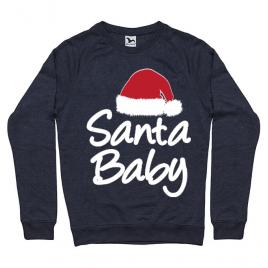 Bluza adler barbat santa baby denim inchis
