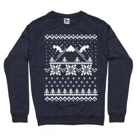 Bluza adler barbat ski time denim inchis