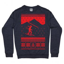 Bluza adler barbat ski trip denim inchis