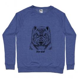Bluza adler barbat wombat albastru melanj