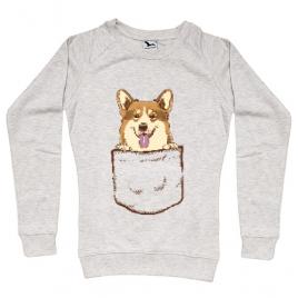 Bluza adler dama corgi in the pocket migdala melanj