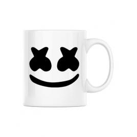 Cana personalizata marshmello alb