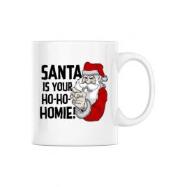 Cana personalizata santa is your homie alb
