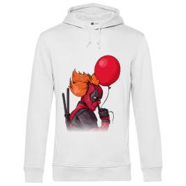 Hoodie barbat cu gluga it is deadpool alb