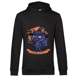 Hoodie barbat cu gluga purr halloween negru