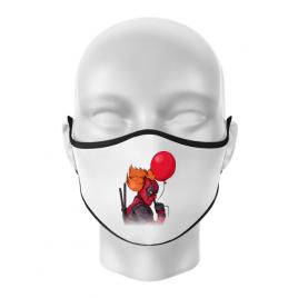 Masca personalizata reutilizabila it is deadpool alb