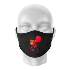 Masca personalizata reutilizabila it is deadpool negru