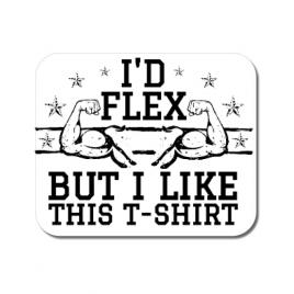 Mousepad personalizat i like this tshirt alb