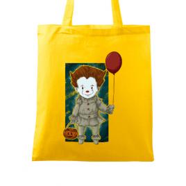 Sacosa din panza little clown galben