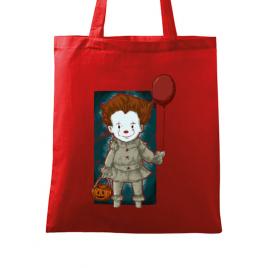 Sacosa din panza little clown rosu