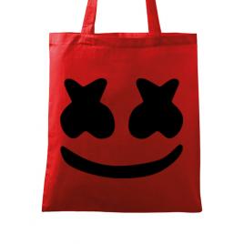 Sacosa din panza marshmello rosu