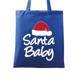 Sacosa din panza santa baby albastru regal