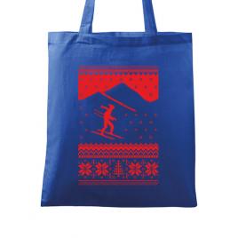Sacosa din panza ski trip albastru regal