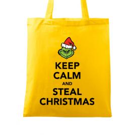 Sacosa din panza steal christmas galben