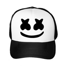 Sapca personalizata marshmello alb