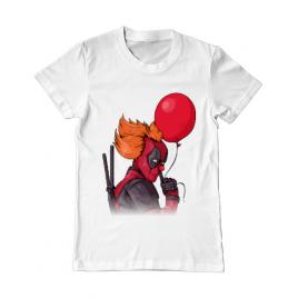 Tricou adler barbat it is deadpool alb