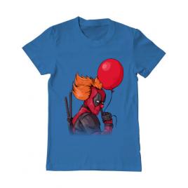 Tricou adler barbat it is deadpool albastru azuriu