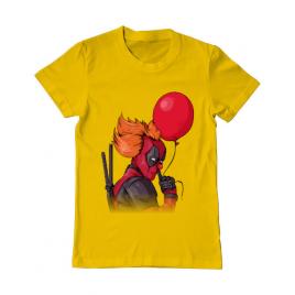 Tricou adler barbat it is deadpool galben