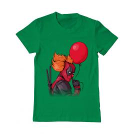 Tricou adler barbat it is deadpool verde mediu