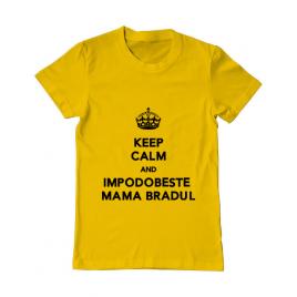 Tricou adler barbat impodobeste mama bradul galben