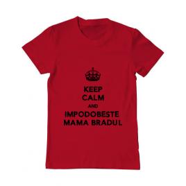 Tricou adler barbat impodobeste mama bradul rosu