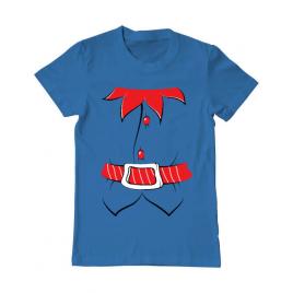 Tricou adler barbat santa helper albastru azuriu