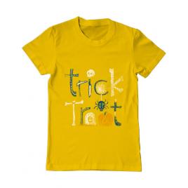 Tricou adler barbat trick or treat galben