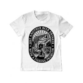 Tricou adler copil fishing problem alb
