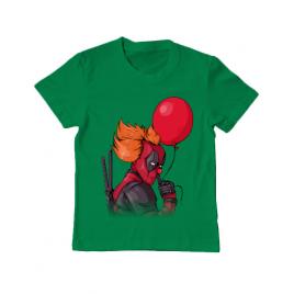 Tricou adler copil it is deadpool verde mediu