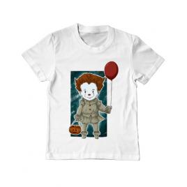 Tricou adler copil little clown alb