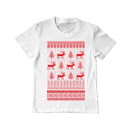 Tricou adler copil reindeers alb