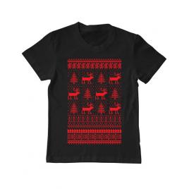 Tricou adler copil reindeers negru