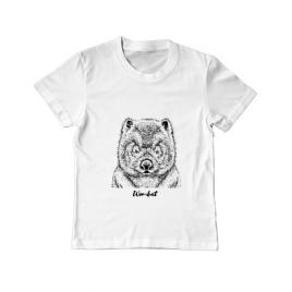 Tricou adler copil wombat alb
