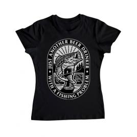 Tricou adler dama fishing problem negru