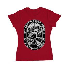 Tricou adler dama fishing problem rosu