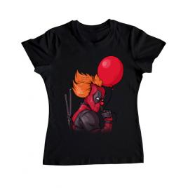 Tricou adler dama it is deadpool negru